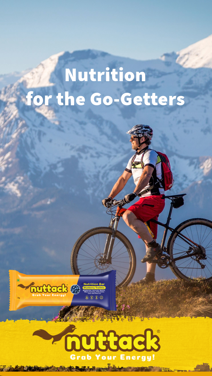 Blueberry Trailmix-Energy Bars (Pack of 6)