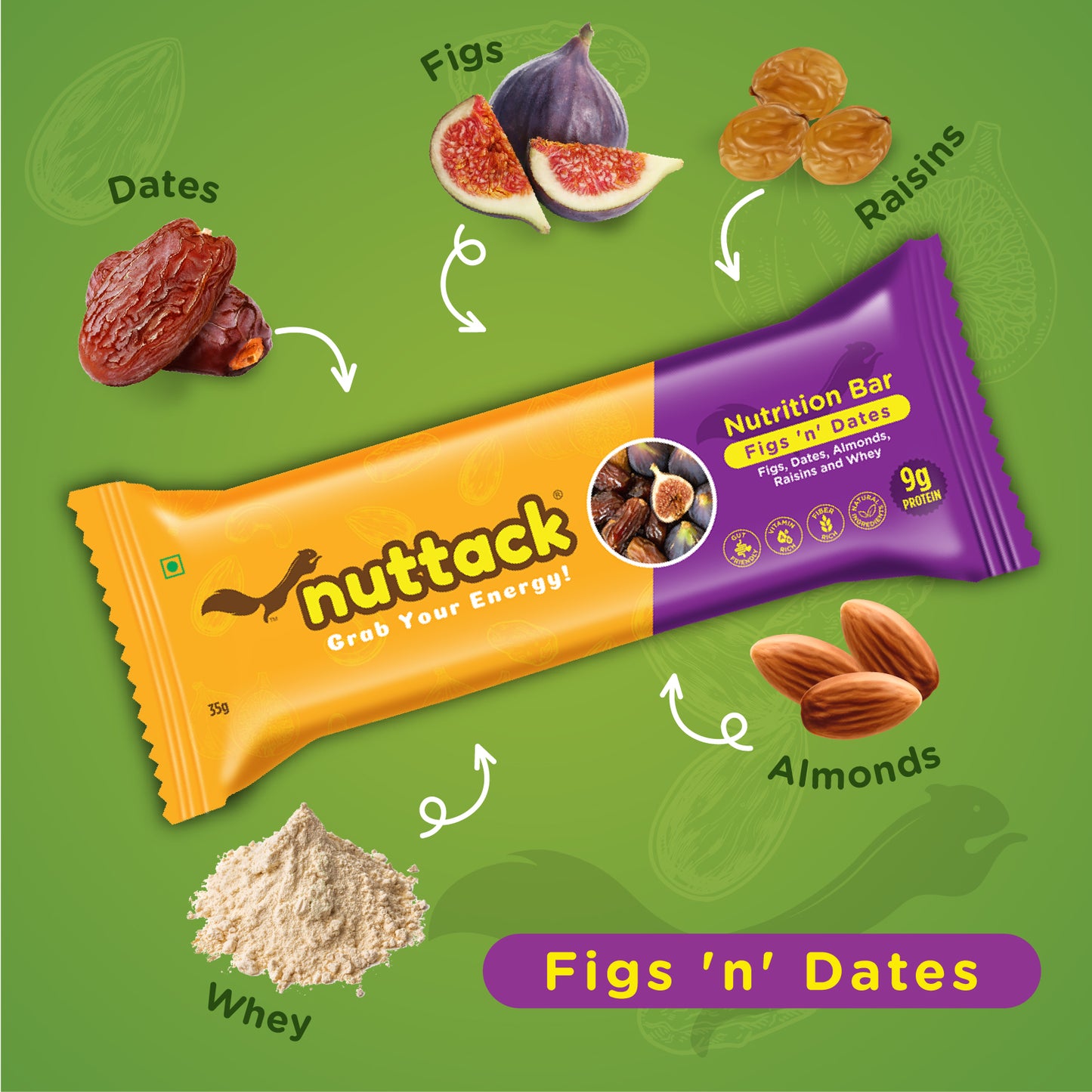 Assorted Mix-Nutrition Bars upto 9g Protein (Pack of 4)