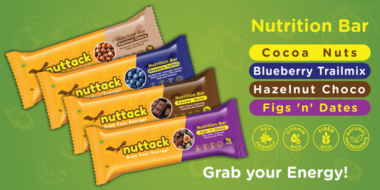 Assorted Mix-Nutrition Bars upto 9g Protein (Pack of 4)