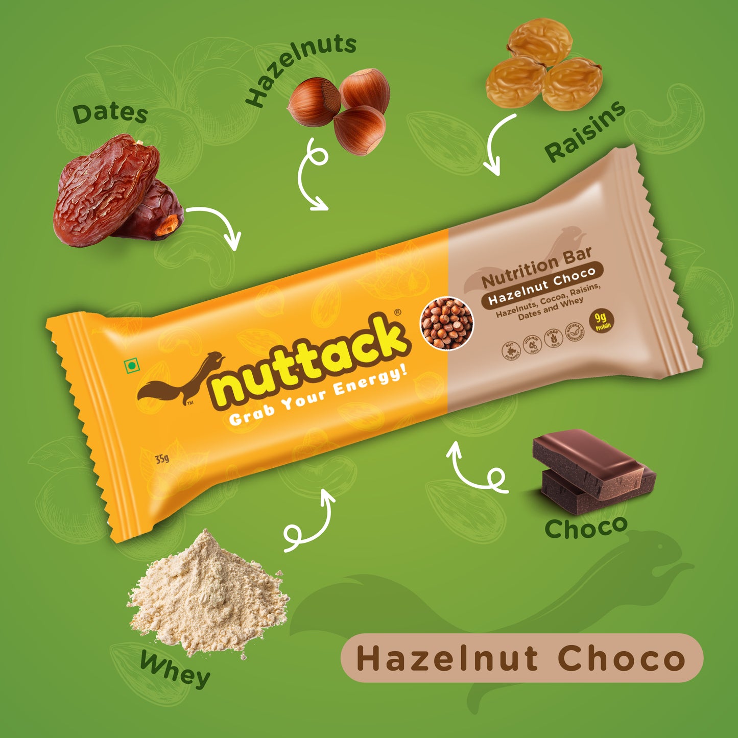 Assorted Mix-Protein and Energy Bars upto 9g Protein (Pack of 6)